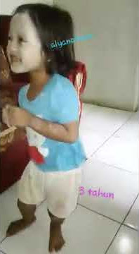 anak kecil nyanya secawan madu lucu