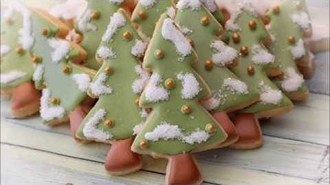Christmas Tree Cookies by Emma