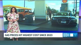 Gas Prices Entering A Third Week Of Steady Increases