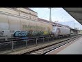 SNCF BB 27000 sorozatú mozdony tehervonat élén Győrben