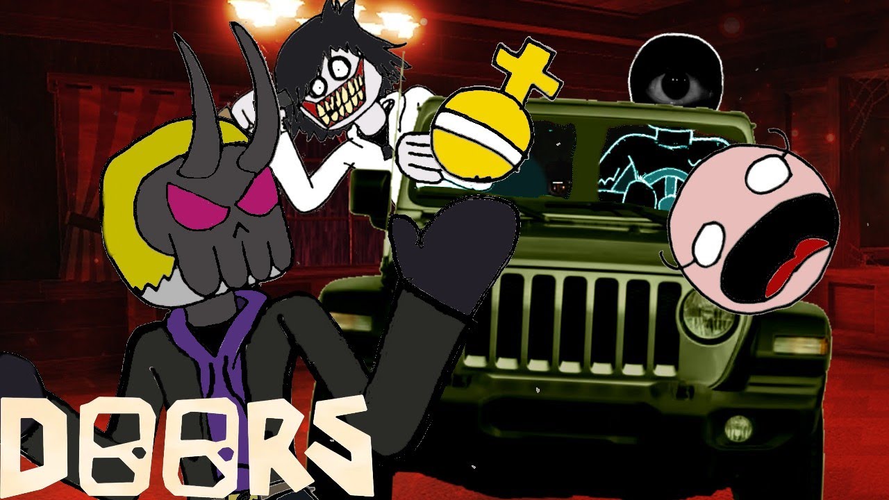 Jeff the Killer and the Holy Hand grenade Roblox Doors YouTube