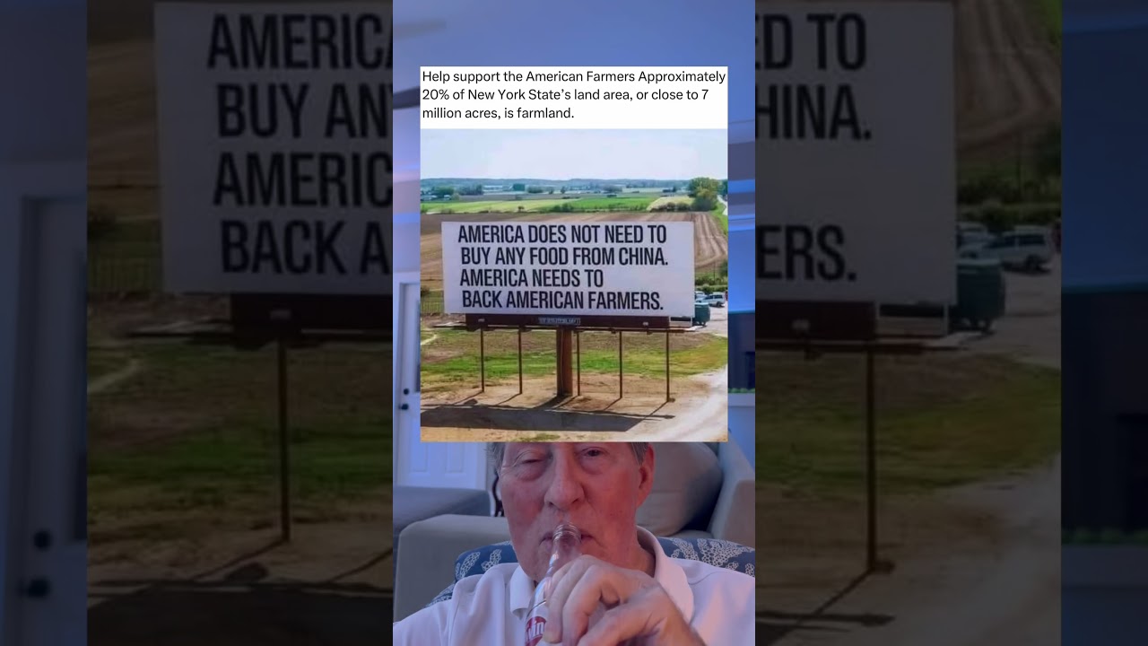 Help Support The American Farmers 20% of New York State's Land Area, or Close To 7 Million Acres.