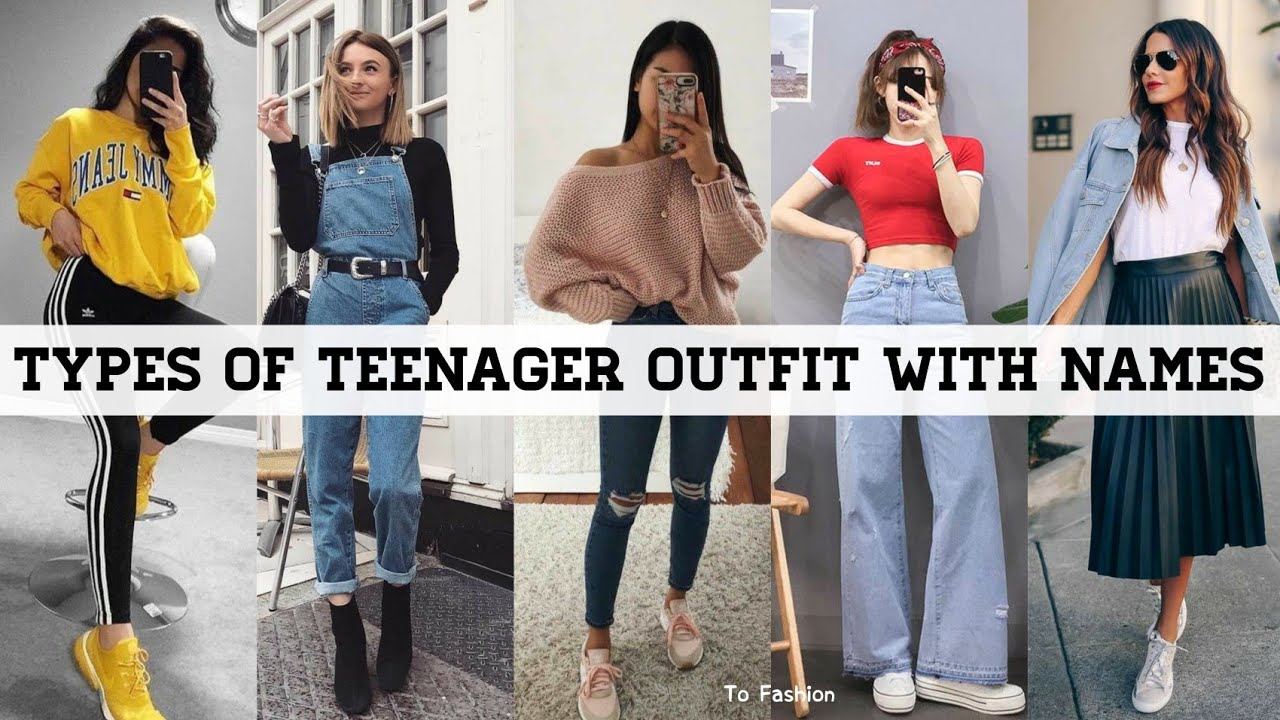 Types Of Dresses For Teenage Girl With Names/Outfit Ideas For Teenagers  With Names/Teenager Outfit 