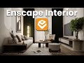 Realistic rendering for interior designers sketchup  enscape