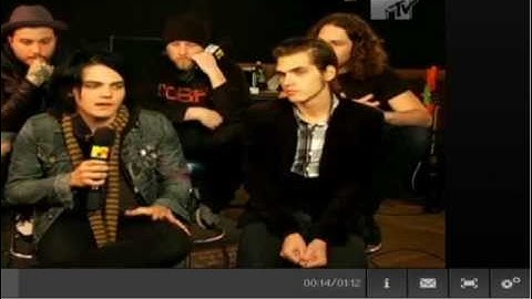 My Chemical Romance MTV Interview on their New Album. [Feb 2009]