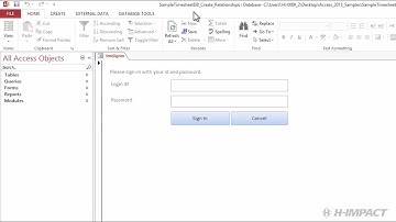 Access 2013 Create Table Relationships