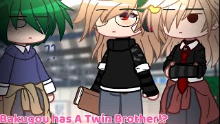 Bakugou Has a Twin Brother!? 😳 // Bakudeku // Twin Brother AU