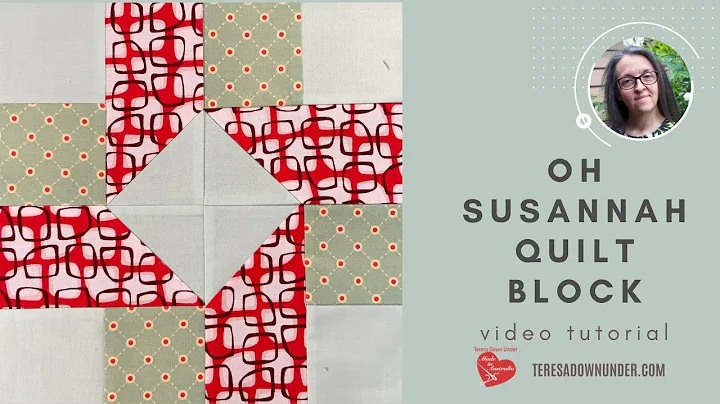 Oh Susannah quilt block video tutorial