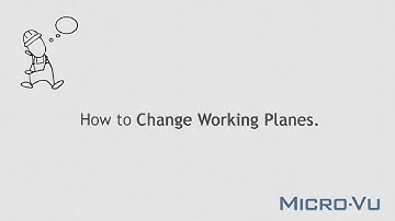 InSpec - How To: Change Working Planes