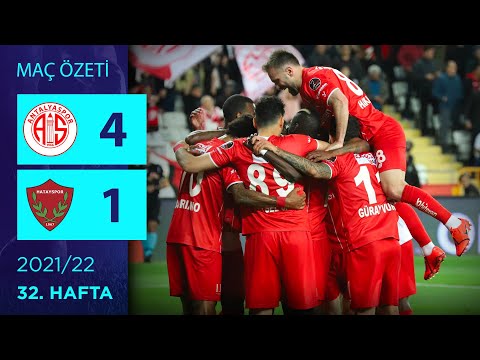 ÖZET: Fraport TAV Antalyaspor 4-1 Atakaş Hatayspor | 32. Hafta - 2021/22