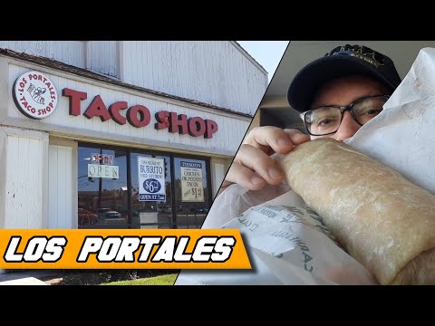 RingScoops Burrito Review  - Los Portales Taco Shop (San Jacinto, CA)