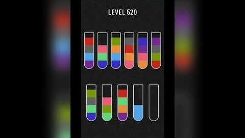 Water sort puzzle level 520