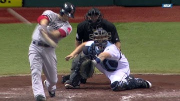 Nava smokes a two-run homer to right field