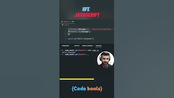 Immediately Invoked Function Expression javascript #iife  #javascript   #coding  #shorts