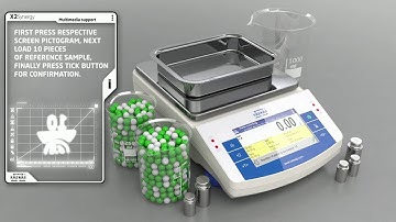 Parts Counting on the Radwag X2