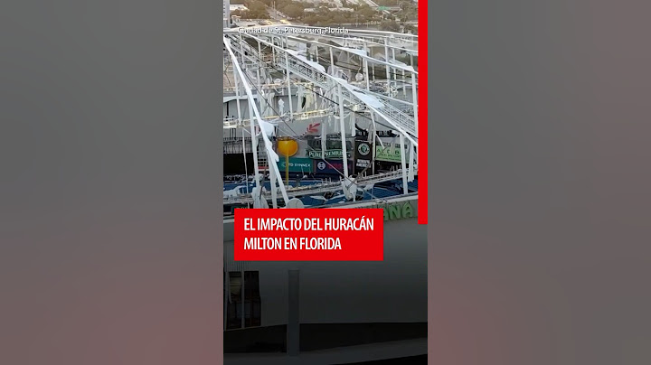 Así fue el impacto del huracán Milton en Florida
