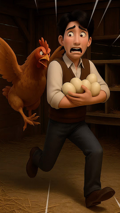 Jinu is chased by a chicken 🐔🙈 #kpopdemonhunter