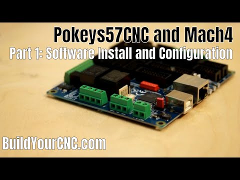 Pokeys57CNC and Mach4 Part 1: Software Installation, Connect to Power and Test Software Connection