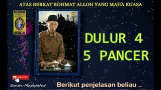 🔴 DULUR 4 - 5 PANCER ( Kyai Mukthar Mu'thi )