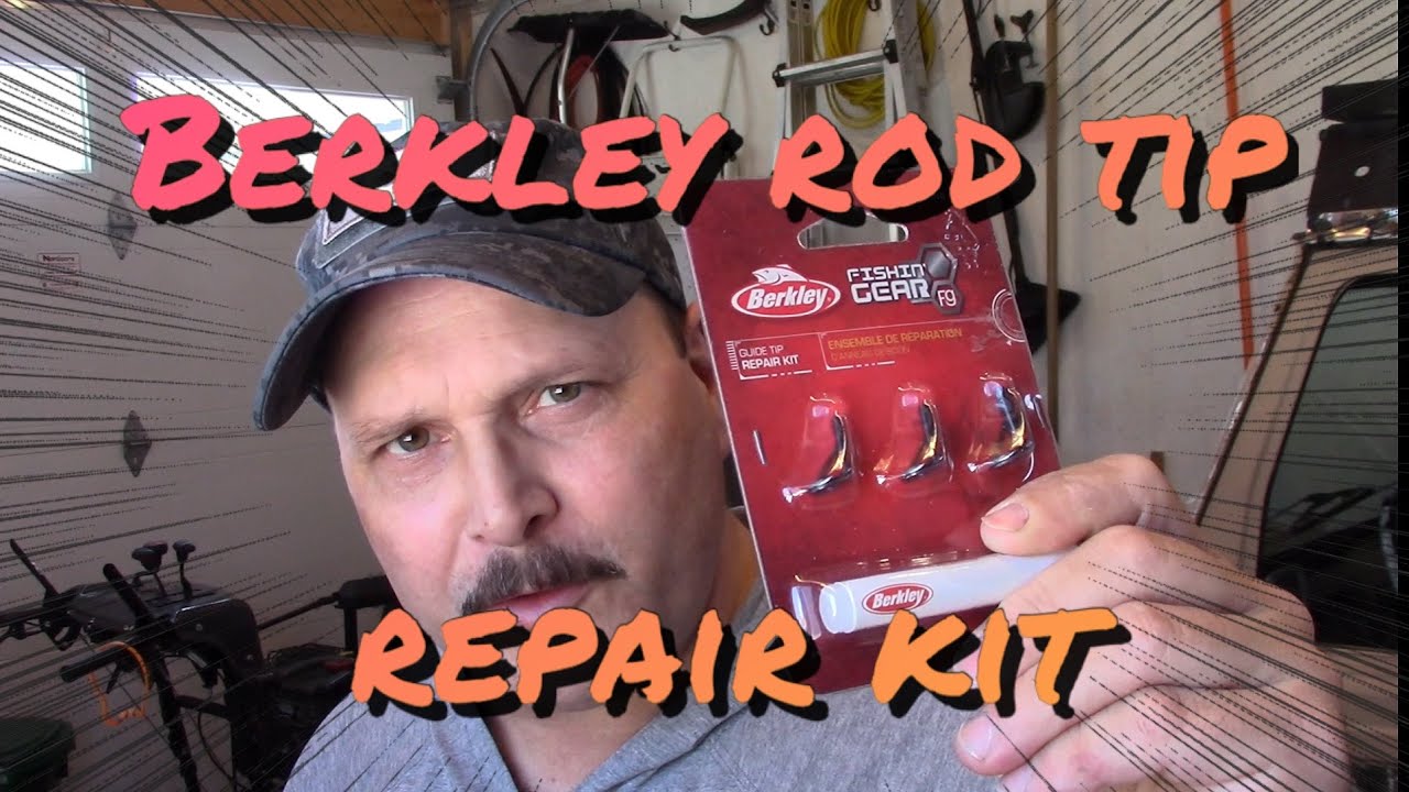 Berkley rod tip repair kit. How to use it! 