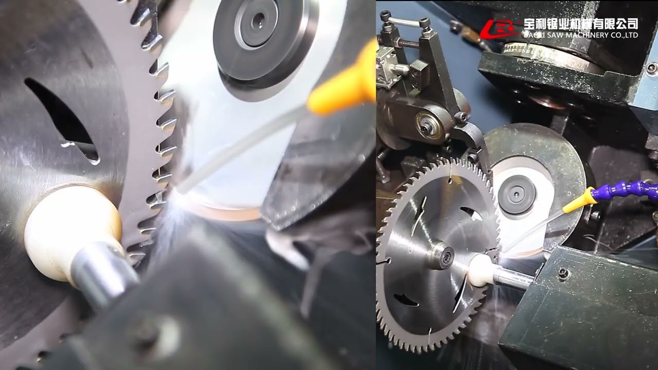 MLH 300J TCT circular saw blade top face sharpening machine with robot arm