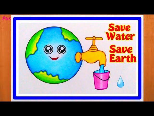 Top more than 118 save water easy drawing