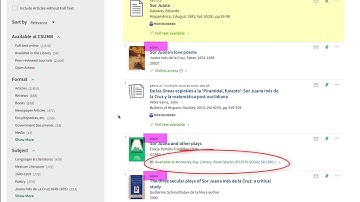 Using OneSearch to find information on my topic