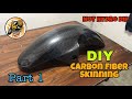 Part 1: DIY Carbon Fiber Skinning | Not Hydro Dip | Suzuki GSX R150 Fender