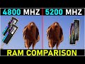 4800MHz vs 5200MHz - RTX 3080 + i9 12900K | Tech MK