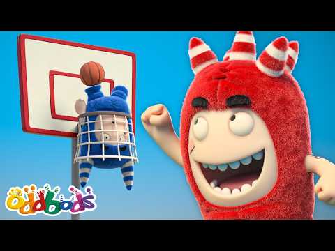 Kemenangan Bola Keranjang! 🏀🏆 Kartun Lucu Anak Anak | Oddbods Malay