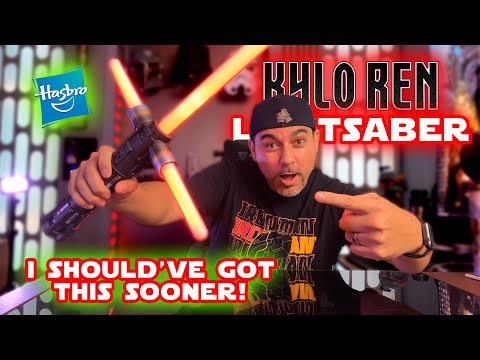 Supreme Leader Kylo Ren Force FX Elite Lightsaber Unboxing by Hasbro