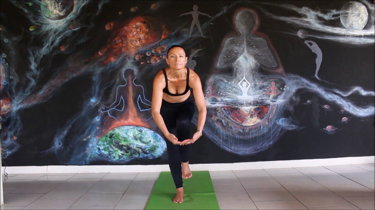 How to do Bikram Yoga Standing Head to Knee Pose YouTube