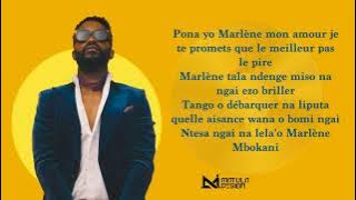 Fally Ipupa - Marlène (Lyrics Officiel)