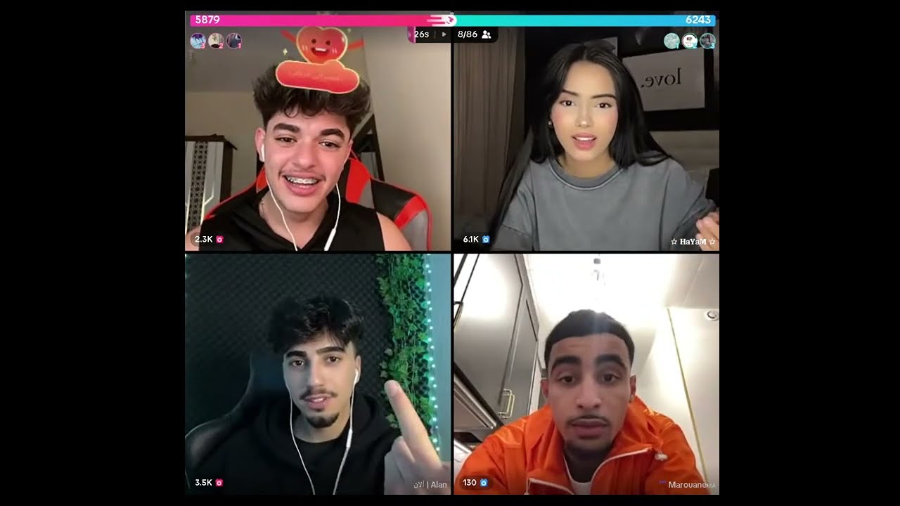 هيام مع احمد والآن ومروان انصدموا وقت دخلو وشافو بنت غير هيام طلعت صديقتها لايف 29/12