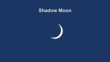 Create a Moon with Shadow[HTML and CSS]....