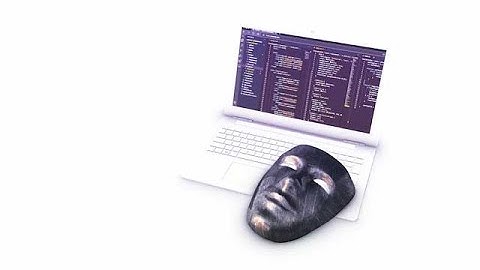 Hacker mask on laptop for cyber security concept | stock footage | stock video | Cinefootage