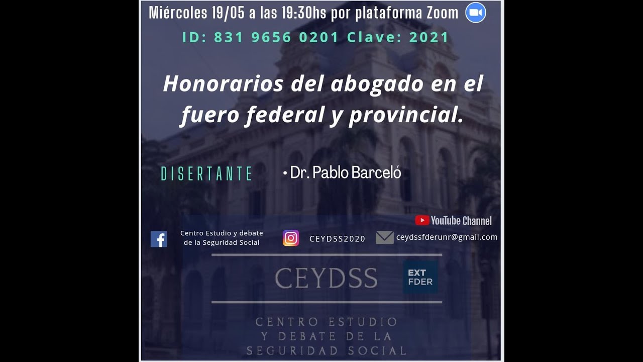 Honorarios del abogado en el fuero federal y provincial.