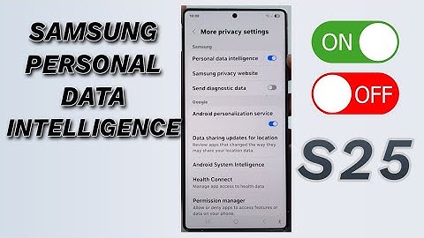 🧠 How to Turn On/Off Samsung Personal Data Intelligence | Galaxy S25/S25+/Ultra 🔒