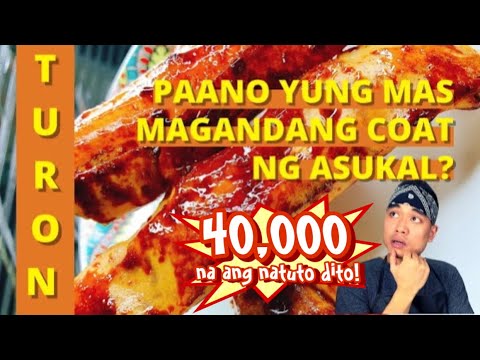 FILIPINO TURON : PAANO MAS MAGANDANG COATING NG ASUKAL : HOW TO DO BETTER SUGAR COATING #turon