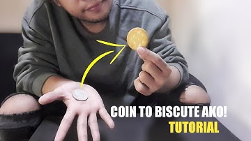 Learn BLACK MAGIC!!! (COIN to BISCUIT) | Free Coin Magic Tutorial | WHITEVERSE CHANNEL
