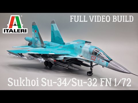 Видео: СУ34/SU34 Fullback 1/72 ITALERI Full Build