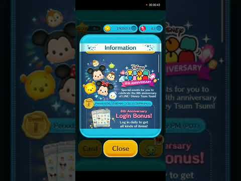 Special Events - 8th Anniversary July 1 2022 - Line Disney Tsum Tsum