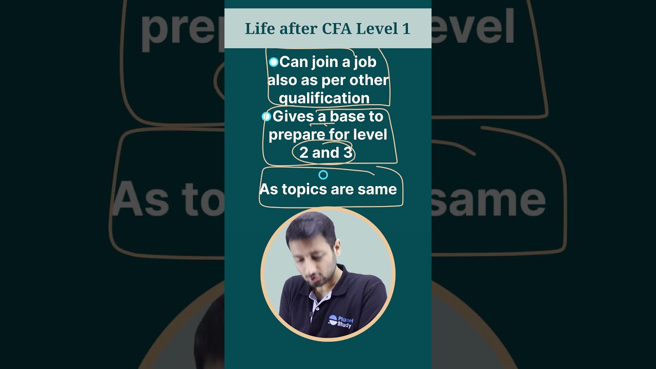 What To Do After Passing CFA Level 1 shorts YouTube What To Do After Passing CFA Level 1 shorts YouTube