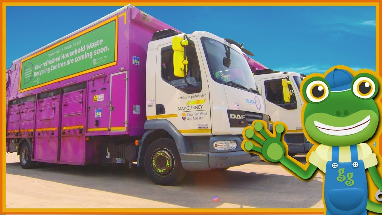Recycling Trucks For Children Gecko s Real Vehicles Recycling Trucks For Children Gecko s Real Vehicles