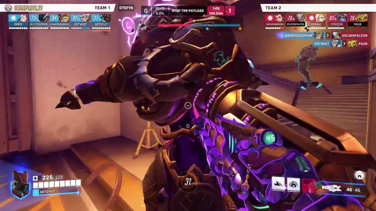 game winning EMP by GETOYUT — Overwatch 2 Replay DTSF98