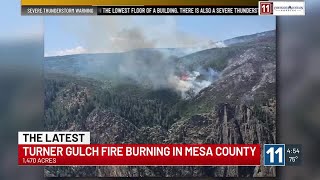Several wildfires burning in Colorado