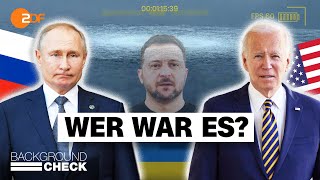 USA oder Russland: Wer hat Nord Stream gesprengt? | ZDFheute Backgroundcheck