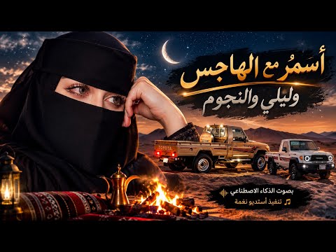 اسمر مع الهاجس وليلي والنجوم - اشكي لهم ضيقي | بصوت أنثوي (ذكاء اصطناعي) 🔥💥 2026