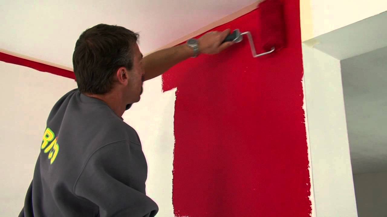 Een muur verven stap voor stap uitgelegd doe het zelf youtube