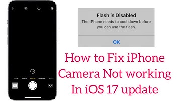 How to Fix iphone Camera Not Working After update iOS 17
